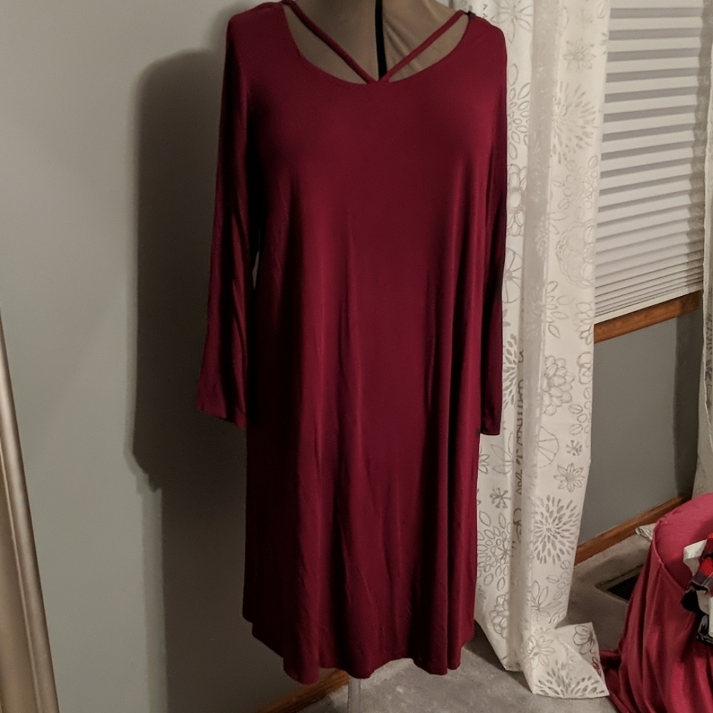 Swing maternity dress